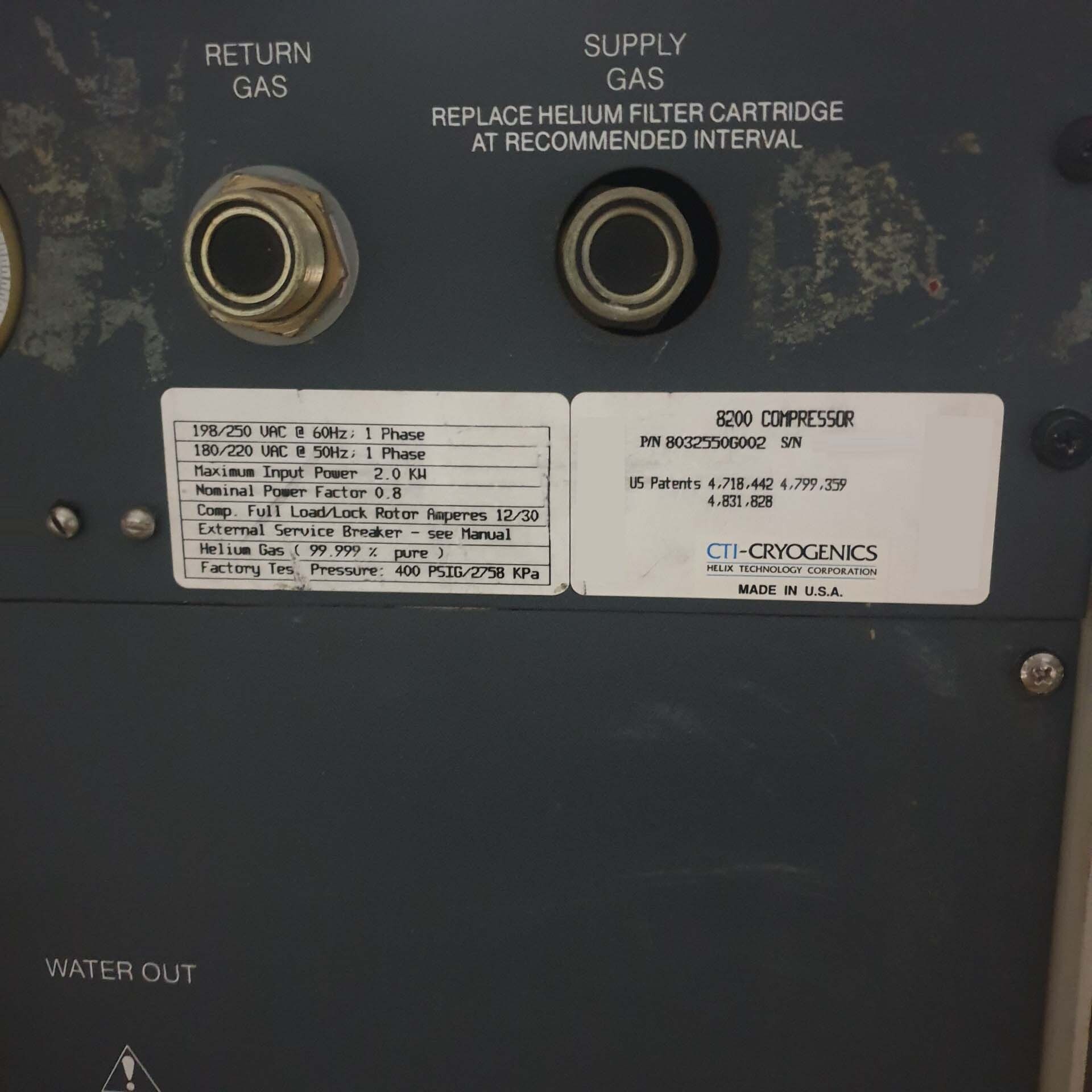 フォト（写真） 使用される CTI-CRYOGENICS 8200 販売のために