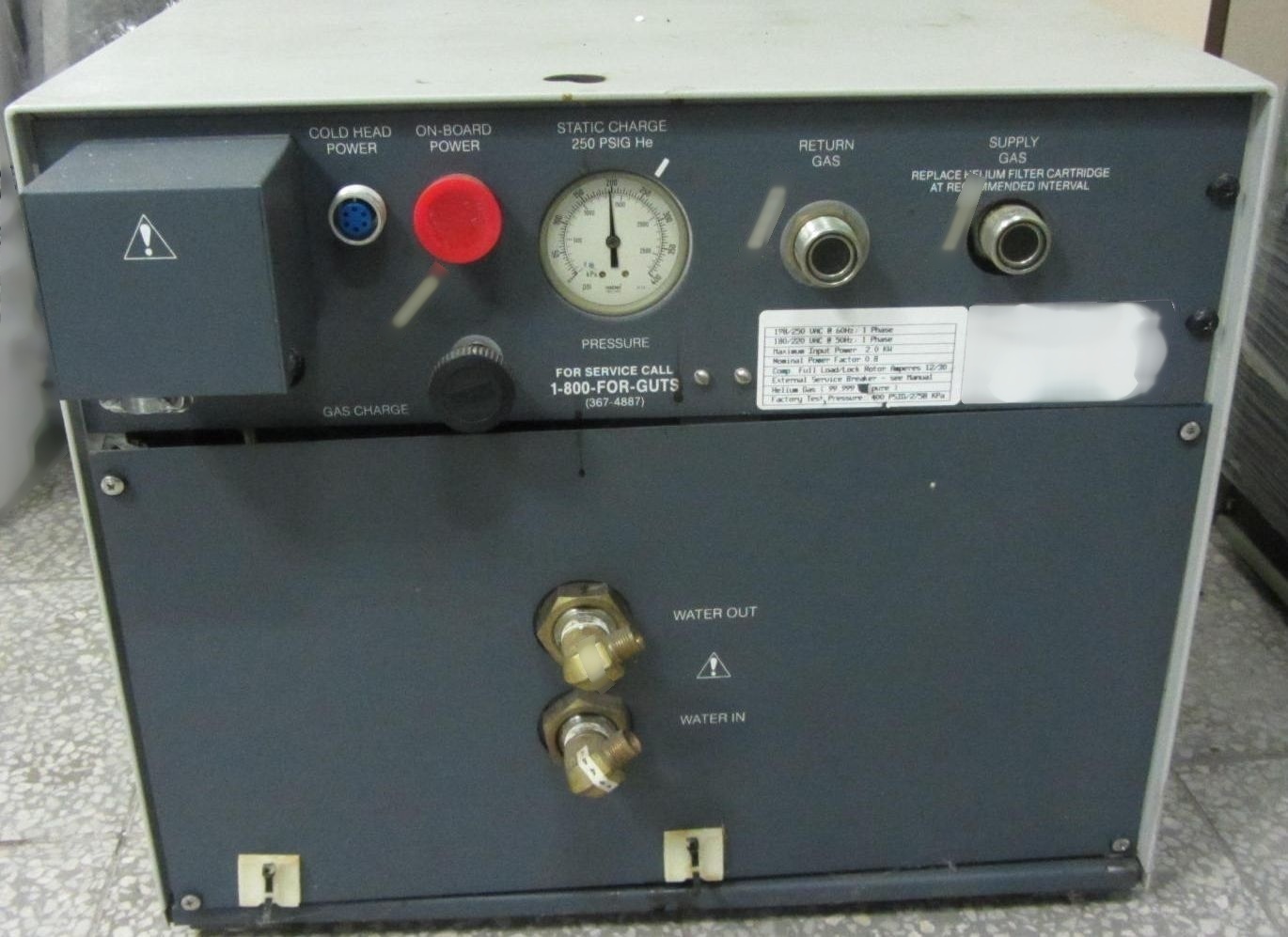 Photo Used CTI-CRYOGENICS 8200 For Sale