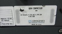 Photo Used CTI-CRYOGENICS 8200 For Sale