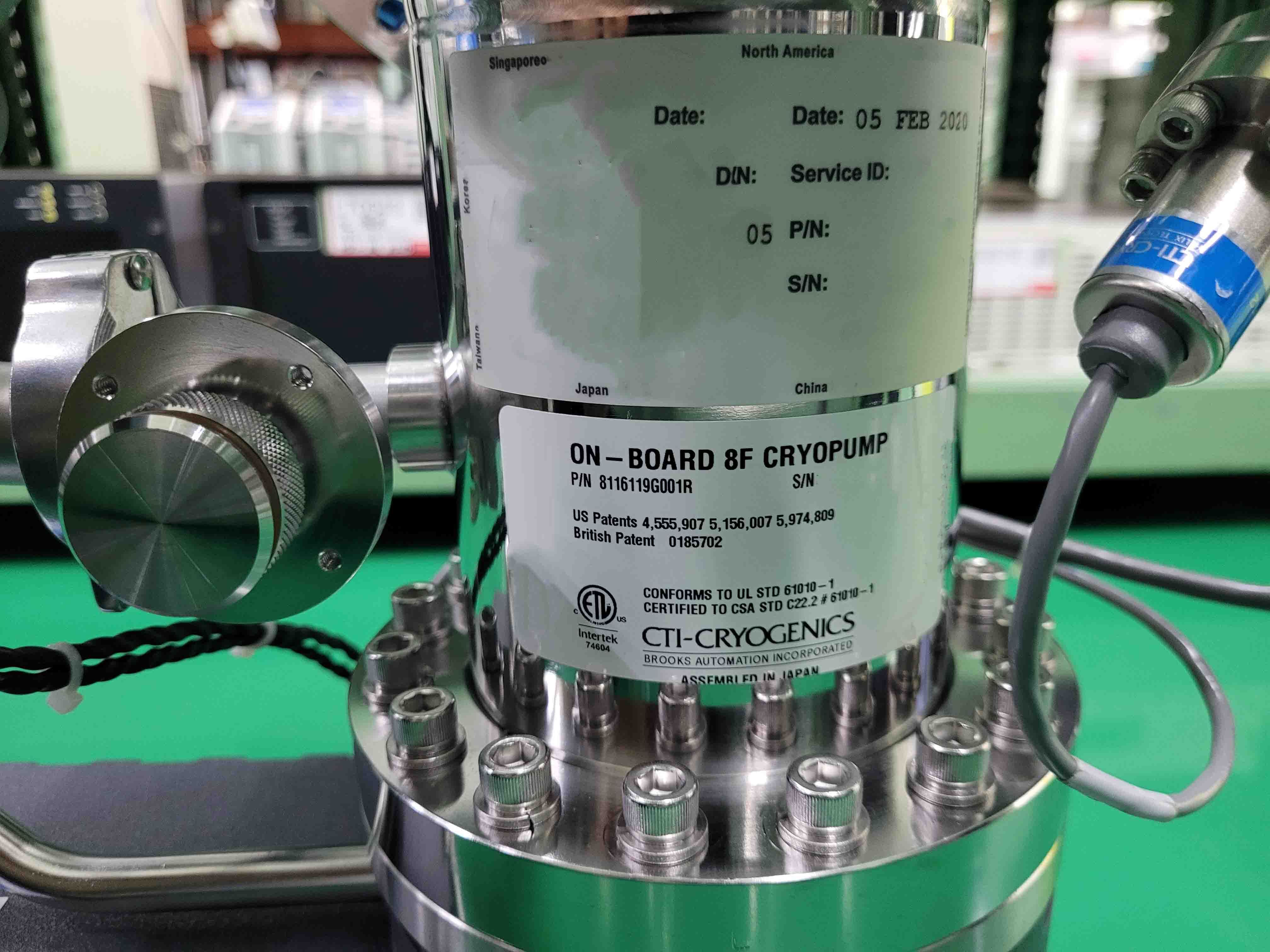 フォト（写真） 使用される CTI-CRYOGENICS 8F (On-Board) 販売のために