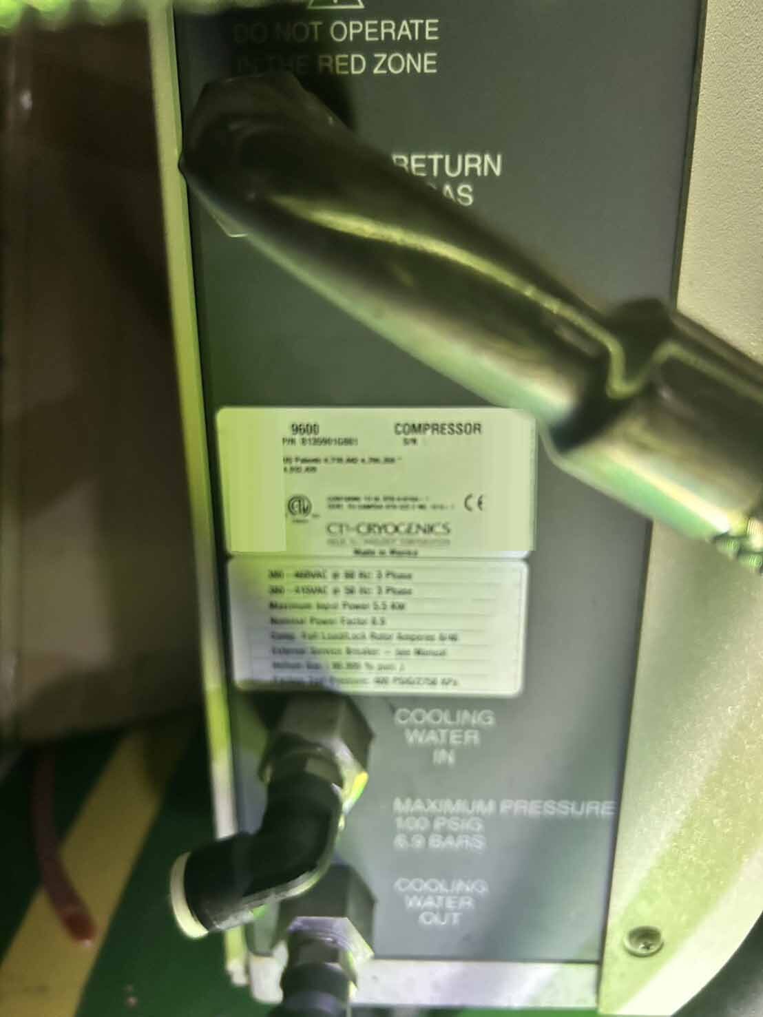 フォト（写真） 使用される CTI-CRYOGENICS 9600 販売のために