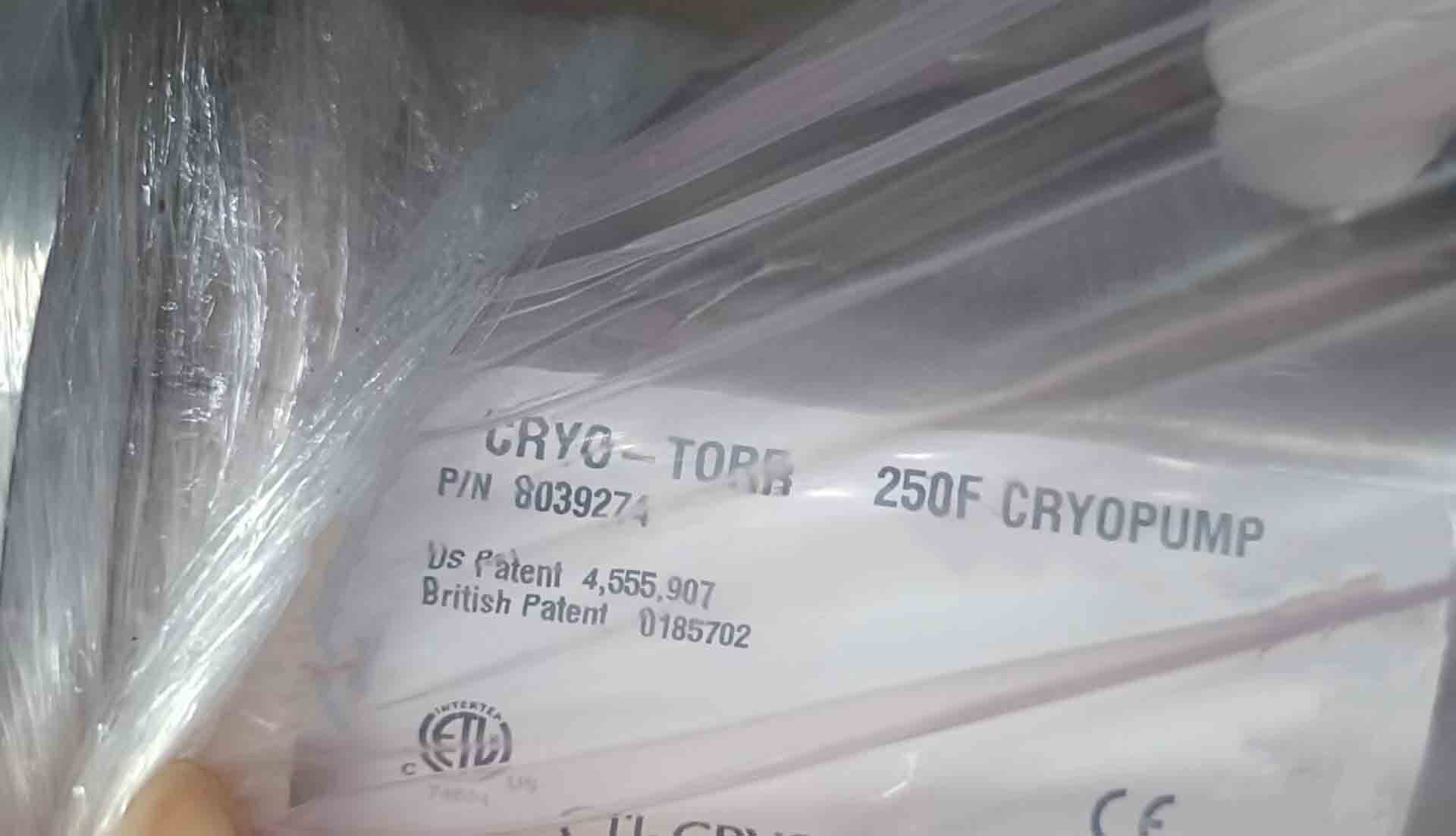 圖為 已使用的 CTI-CRYOGENICS Cryo-Torr 250F 待售