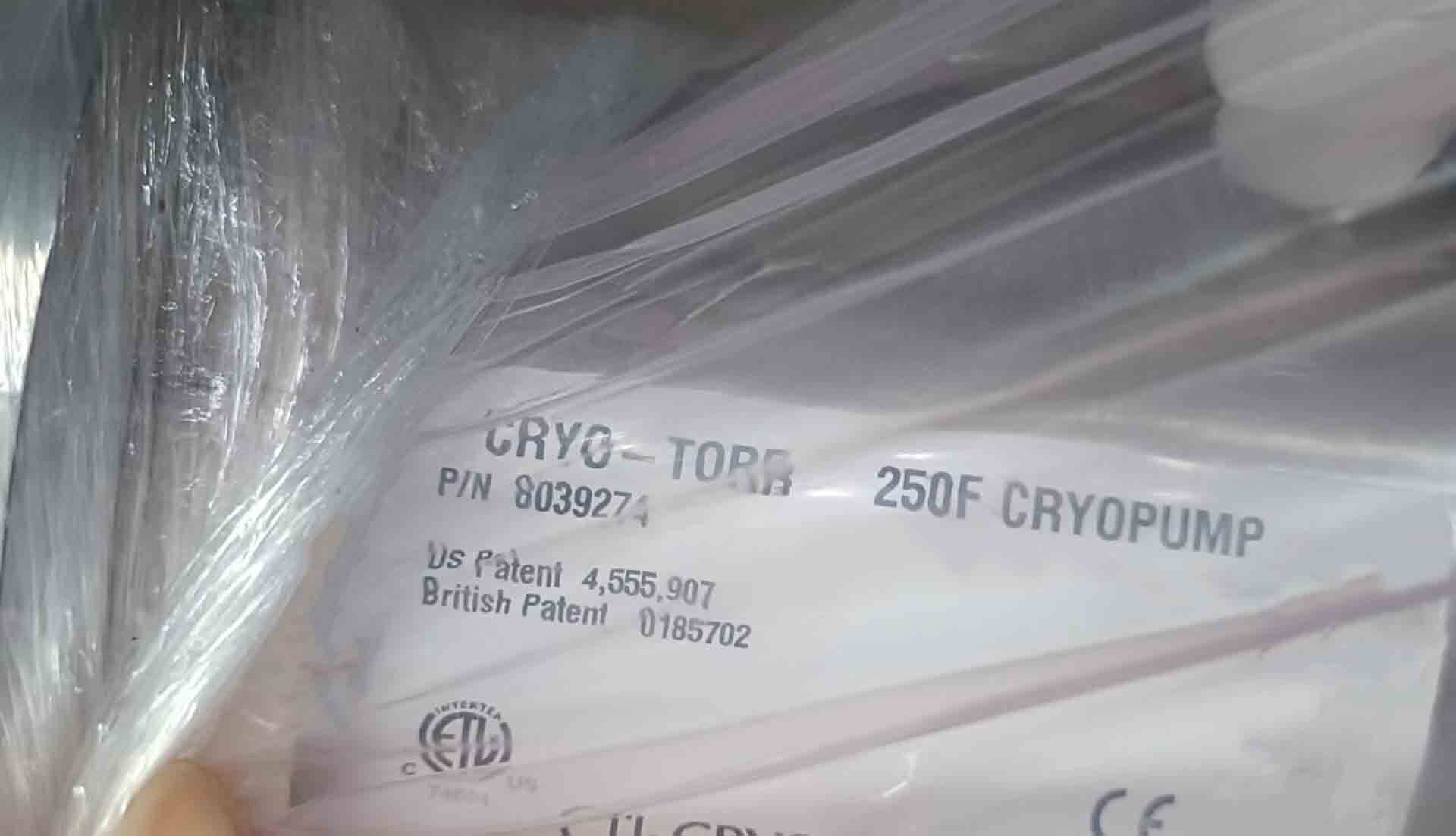 Foto Verwendet CTI-CRYOGENICS Cryo-Torr 250F Zum Verkauf