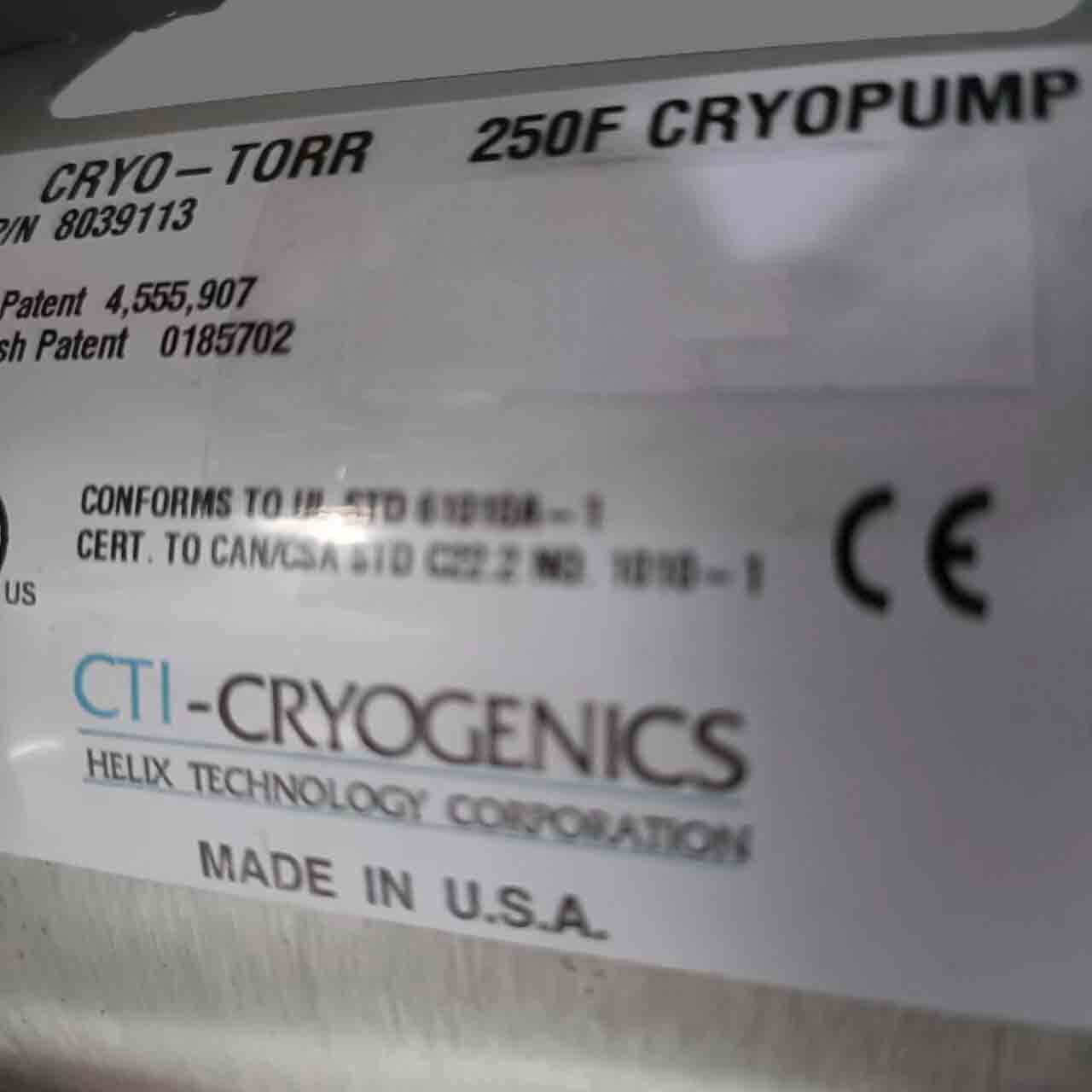 圖為 已使用的 CTI-CRYOGENICS Cryo-Torr 250F 待售