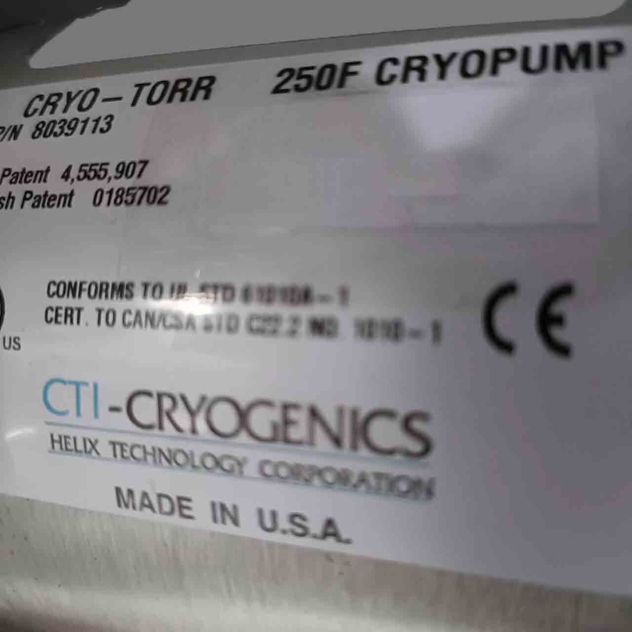 Photo Utilisé CTI-CRYOGENICS Cryo-Torr 250F À vendre