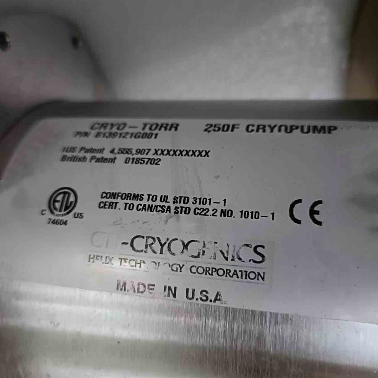 사진 사용됨 CTI-CRYOGENICS Cryo-Torr 250F 판매용