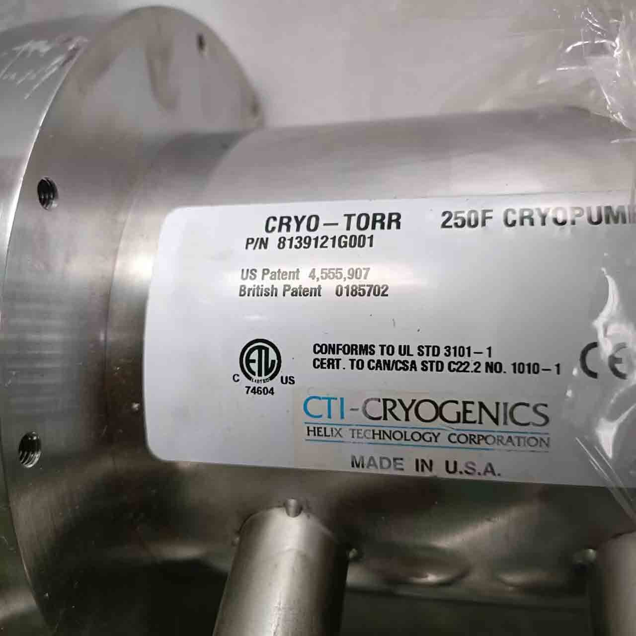 圖為 已使用的 CTI-CRYOGENICS Cryo-Torr 250F 待售