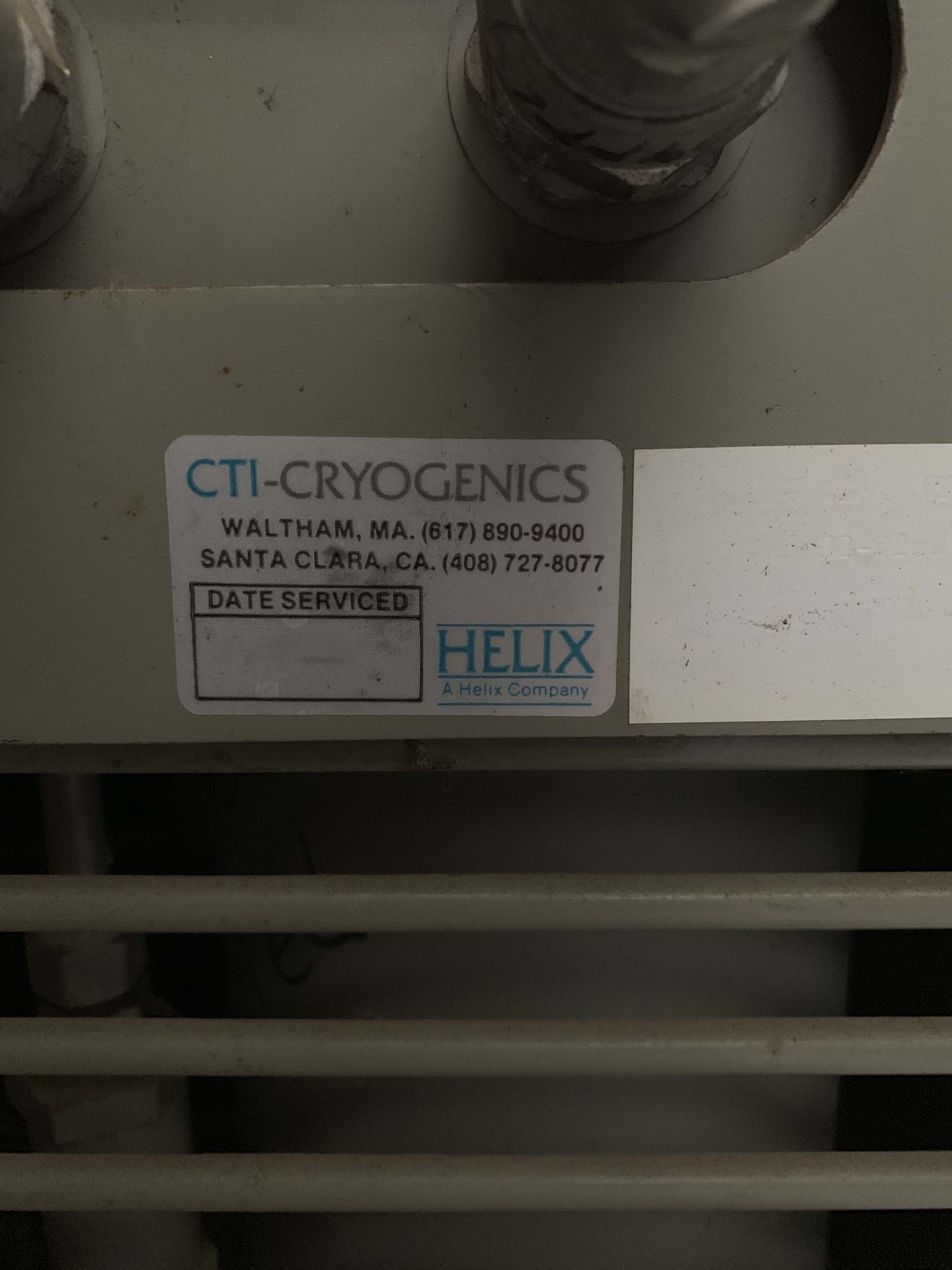 Photo Used CTI-CRYOGENICS Cryo-Torr 8 For Sale