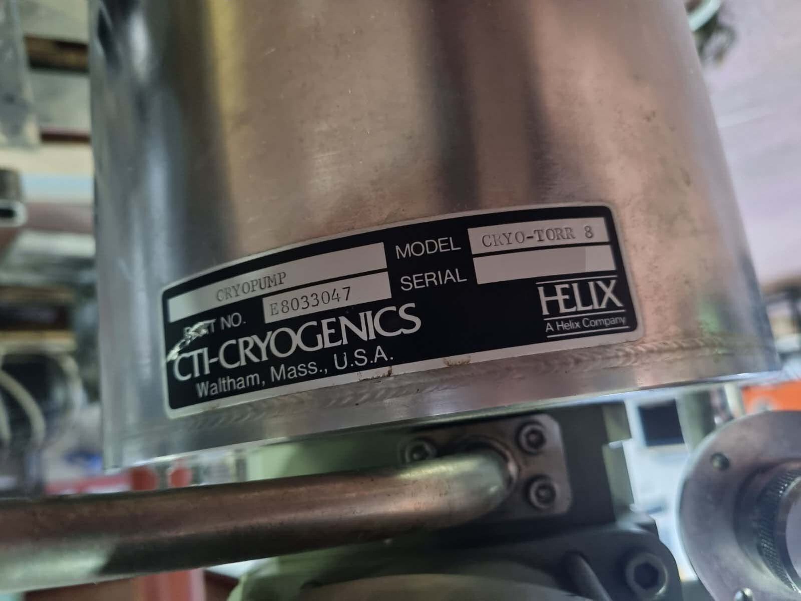 Photo Used CTI-CRYOGENICS Cryo-Torr 8 For Sale