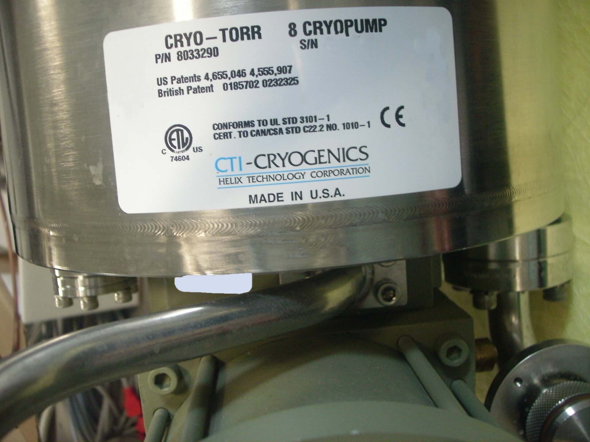 Photo Utilisé CTI-CRYOGENICS Cryo-Torr 8 À vendre