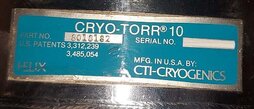 フォト（写真） 使用される CTI-CRYOGENICS Cryo-Torr 8 販売のために