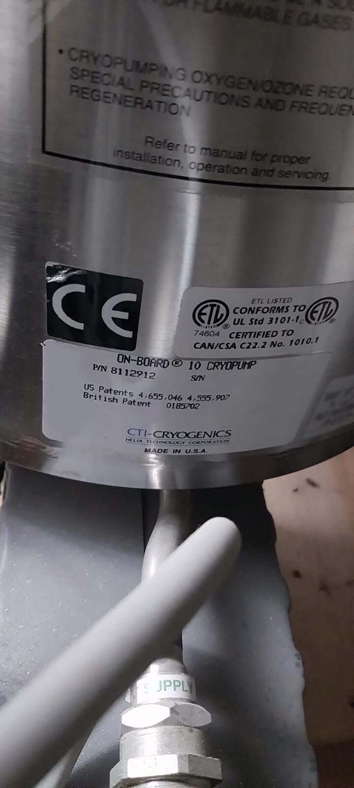 圖為 已使用的 CTI-CRYOGENICS CTI 10 待售