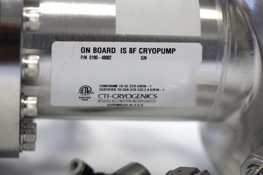 フォト（写真） 使用される CTI-CRYOGENICS IS-8F (On-Board) 販売のために