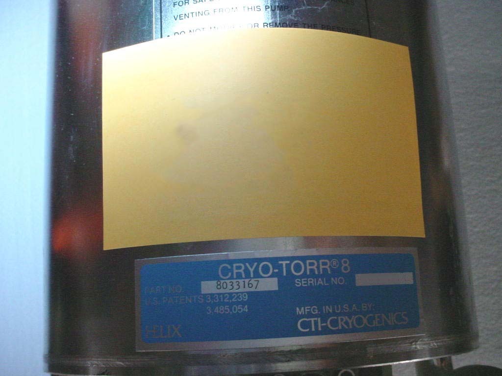 사진 사용됨 CTI-CRYOGENICS Lot of (22) Cryo pumps 판매용