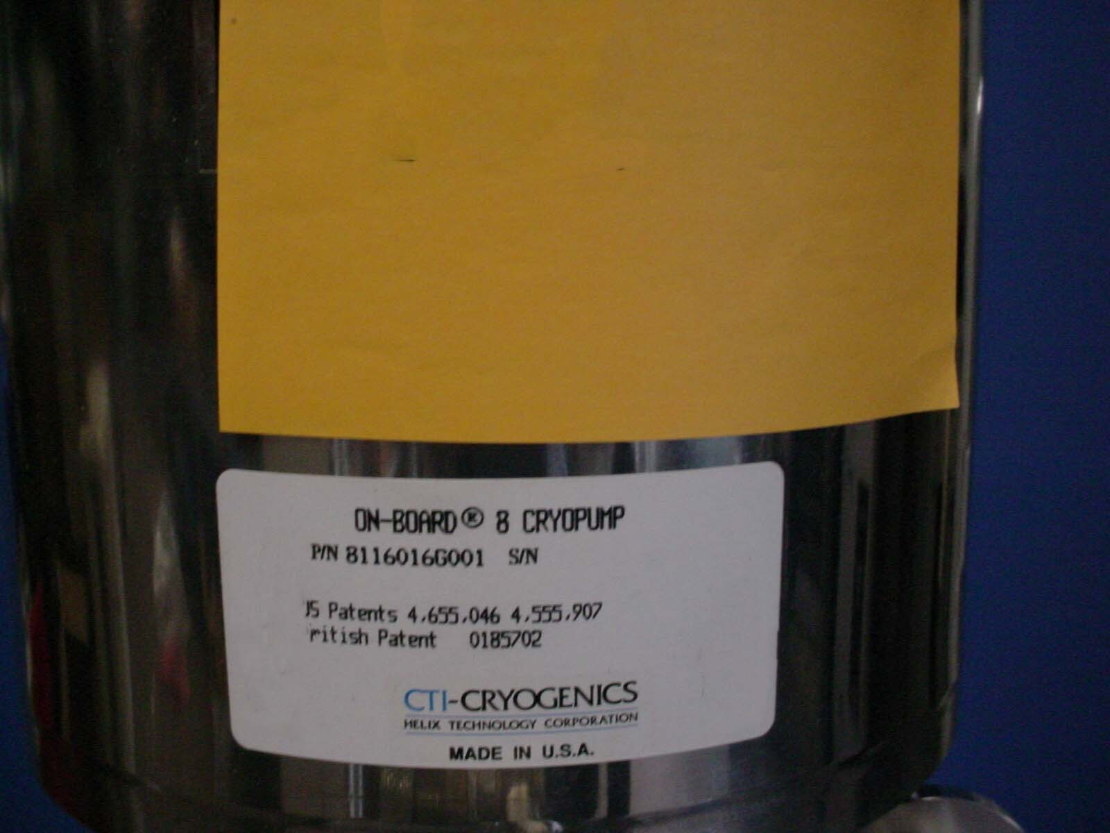 사진 사용됨 CTI-CRYOGENICS Lot of (22) Cryo pumps 판매용