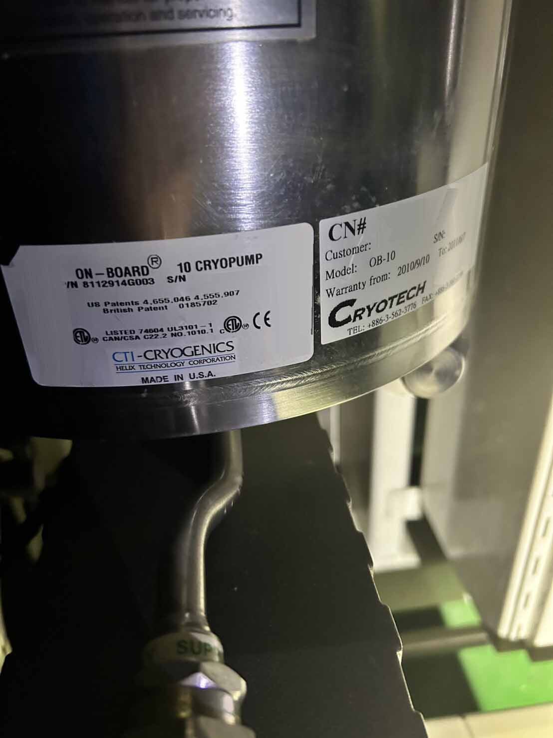 图为 已使用的 CTI-CRYOGENICS OB-10 待售