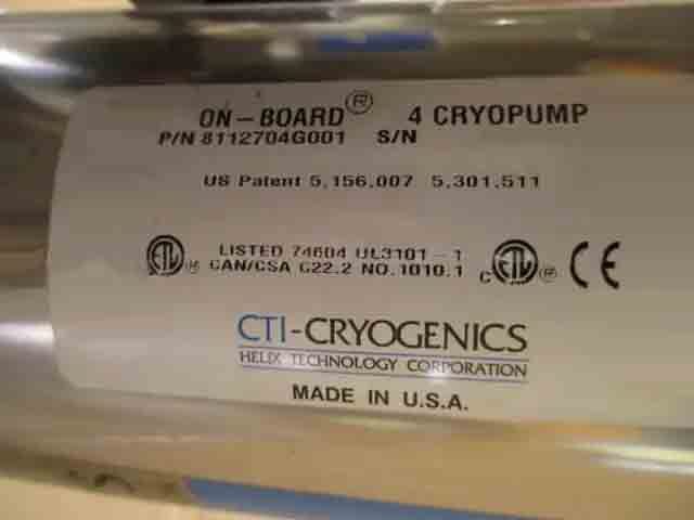 フォト（写真） 使用される CTI-CRYOGENICS OB-4 (On-Board) 販売のために
