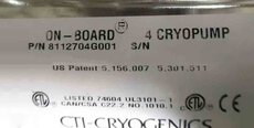 Photo Used CTI-CRYOGENICS OB-4 (On-Board) For Sale