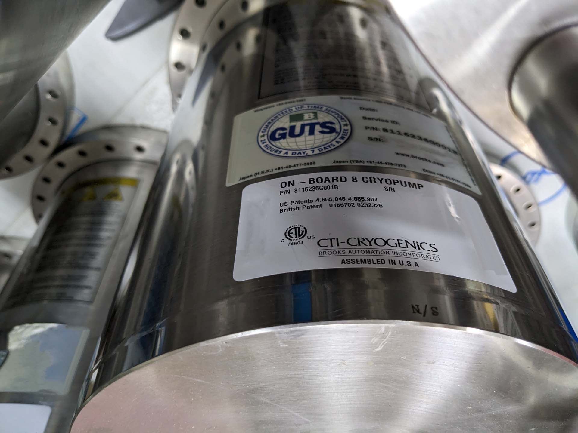 Foto Verwendet CTI-CRYOGENICS OB-8 Zum Verkauf