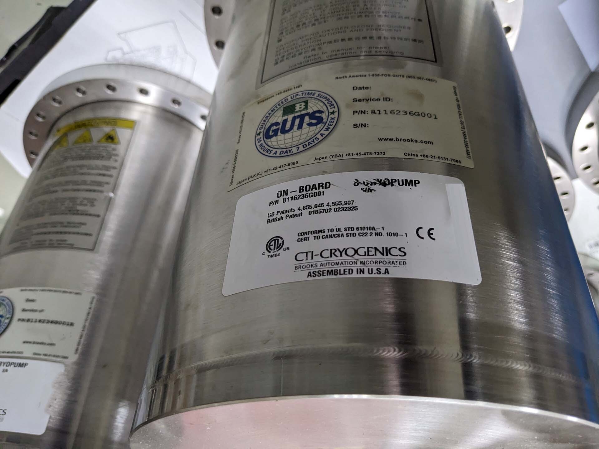 Photo Used CTI-CRYOGENICS OB-8 For Sale