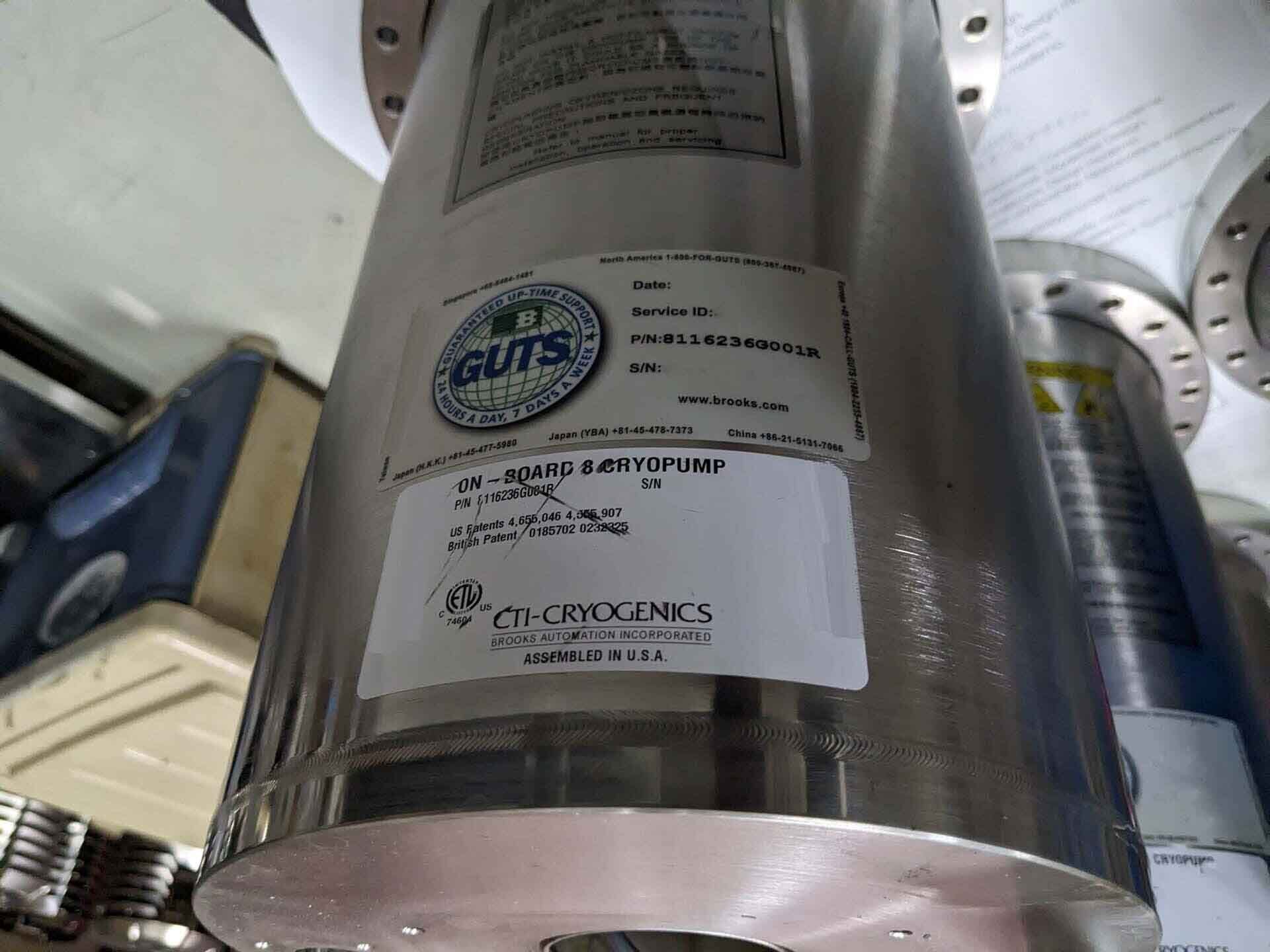 Photo Used CTI-CRYOGENICS OB-8 For Sale