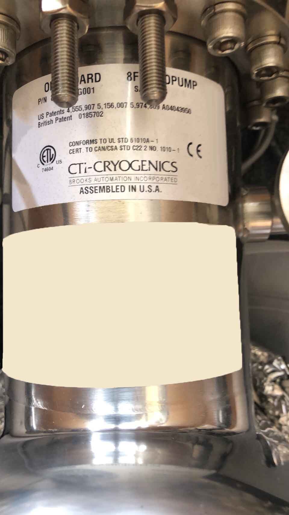 사진 사용됨 CTI-CRYOGENICS OB-8F (On-Board) 판매용