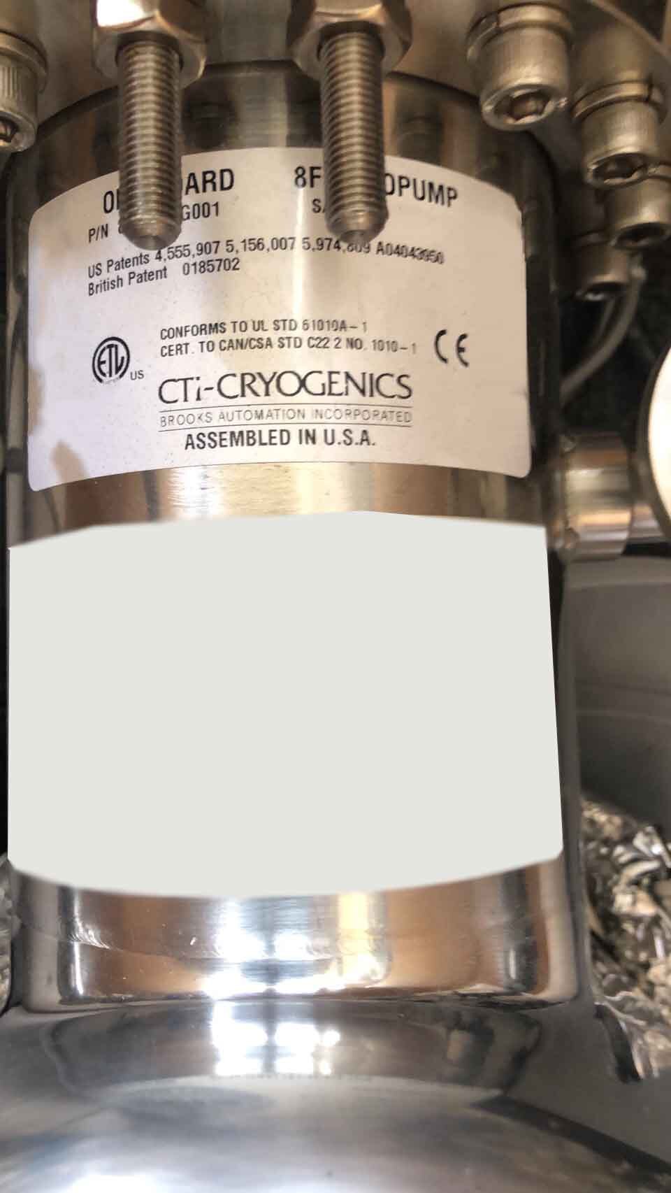 Photo Utilisé CTI-CRYOGENICS OB-8F (On-Board) À vendre