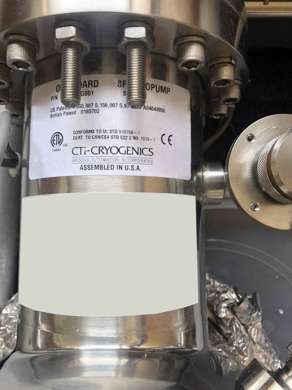 Photo Utilisé CTI-CRYOGENICS OB-8F (On-Board) À vendre