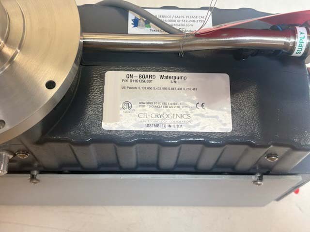 사진 사용됨 CTI-CRYOGENICS 8116135G001 판매용
