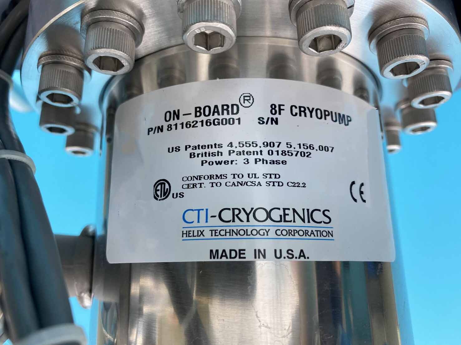 Photo Utilisé CTI-CRYOGENICS / HELIX 8F (On-Board) À vendre