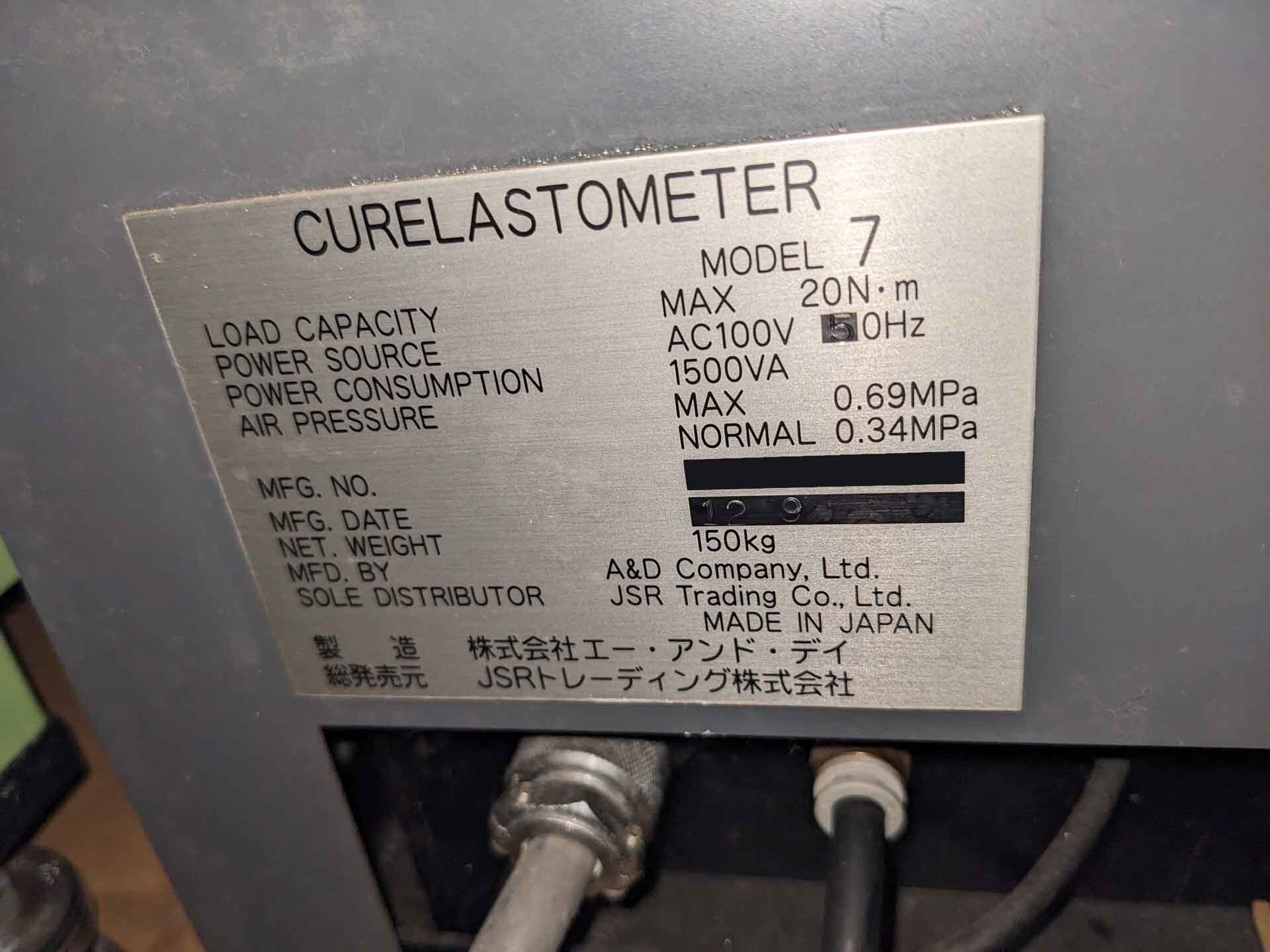 圖為 已使用的 CURELASTOMETER Model 7 待售