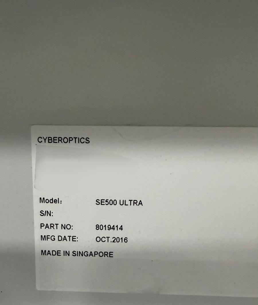 Photo Used CYBEROPTICS Lot of SE 500 For Sale