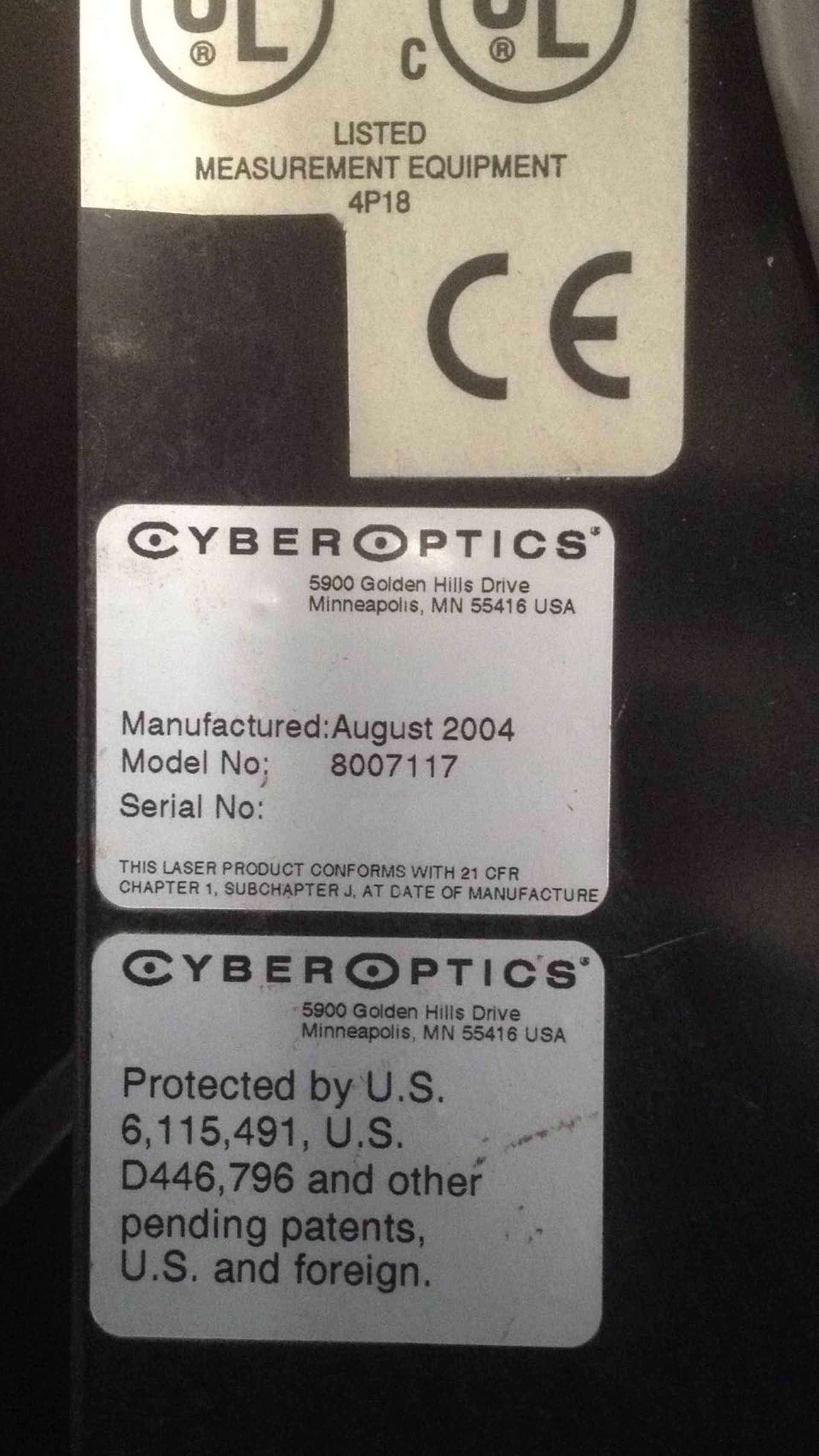 Photo Used CYBEROPTICS SE 300 For Sale