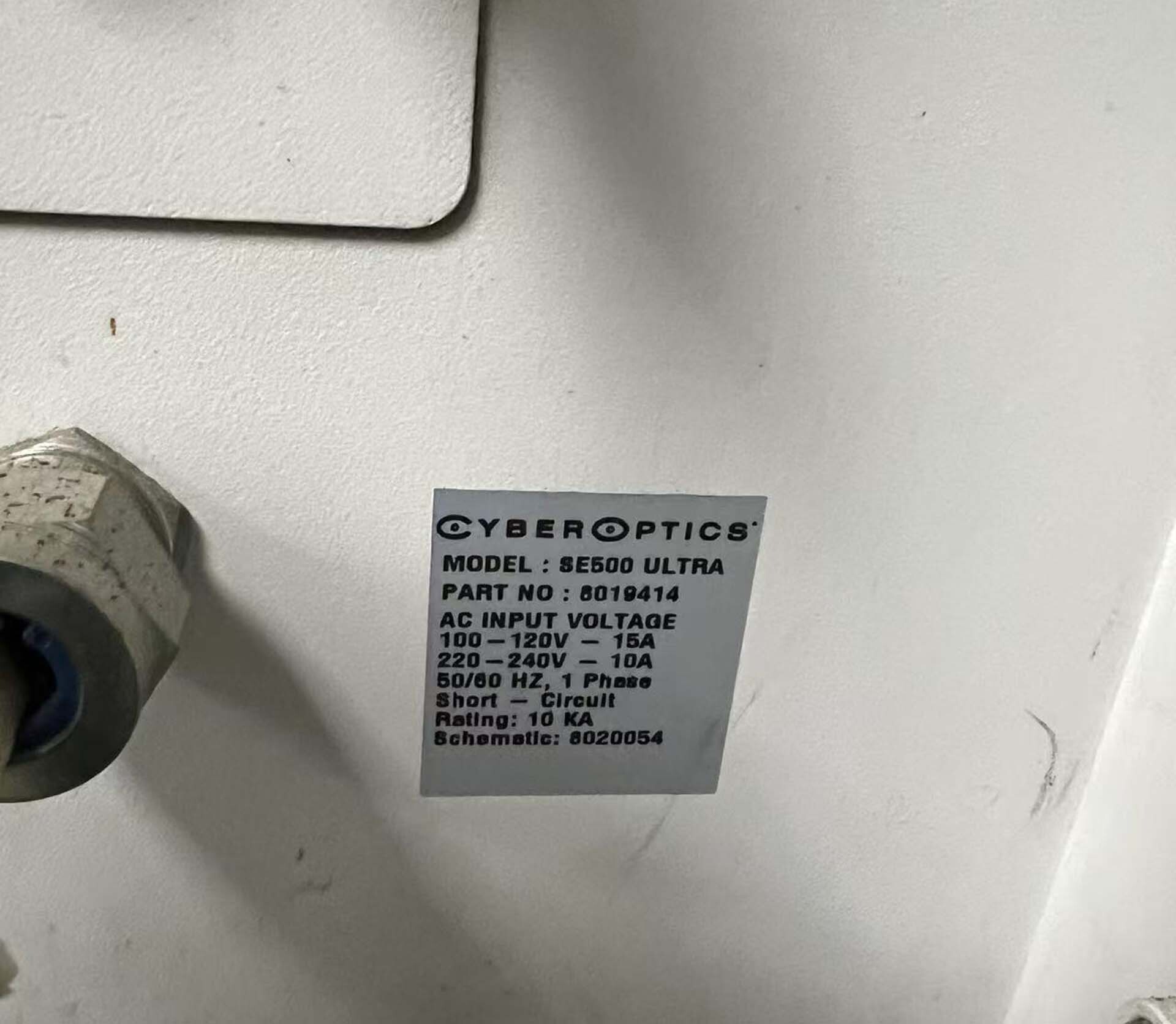Photo Used CYBEROPTICS SE 500 Ultra For Sale