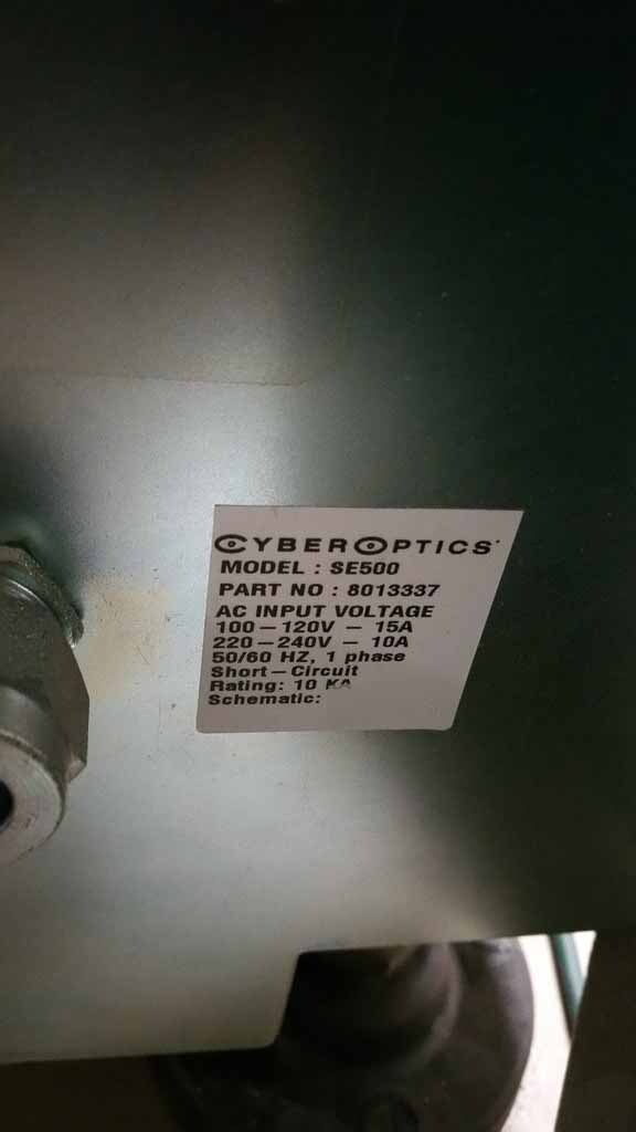 圖為 已使用的 CYBEROPTICS SE 500 待售