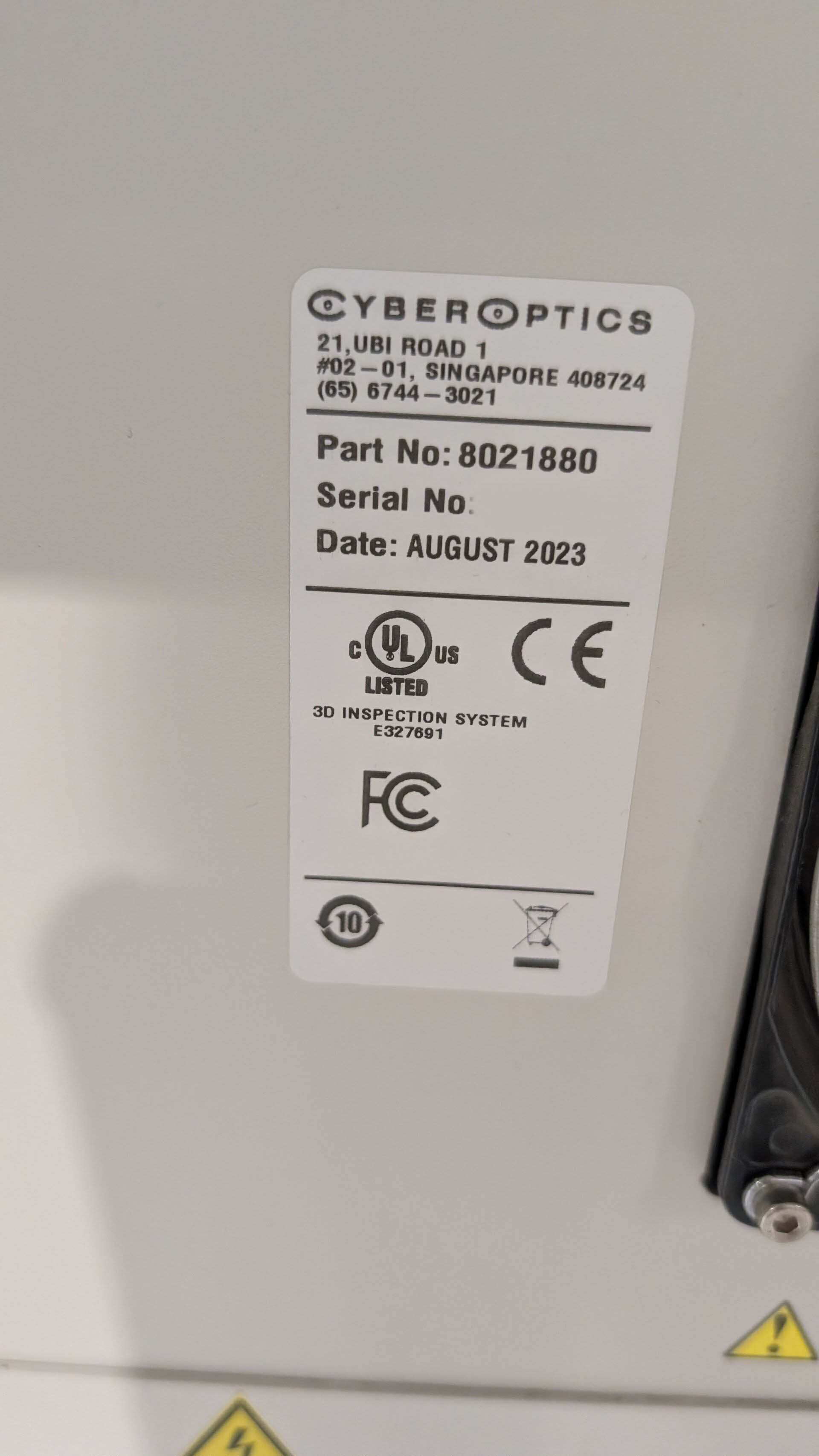 사진 사용됨 CYBEROPTICS SQ3000 판매용