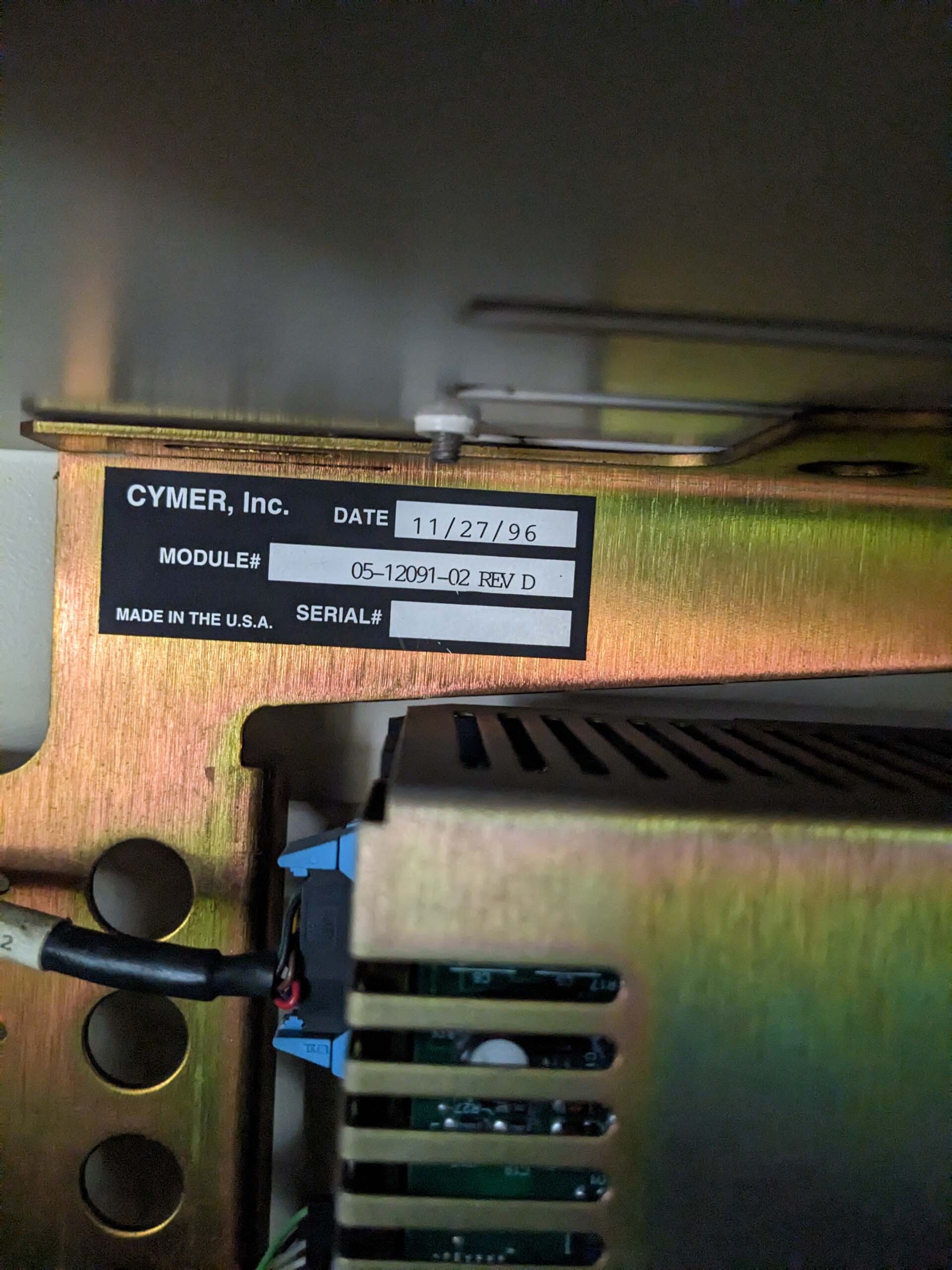 Photo Used CYMER ELS 5400 For Sale
