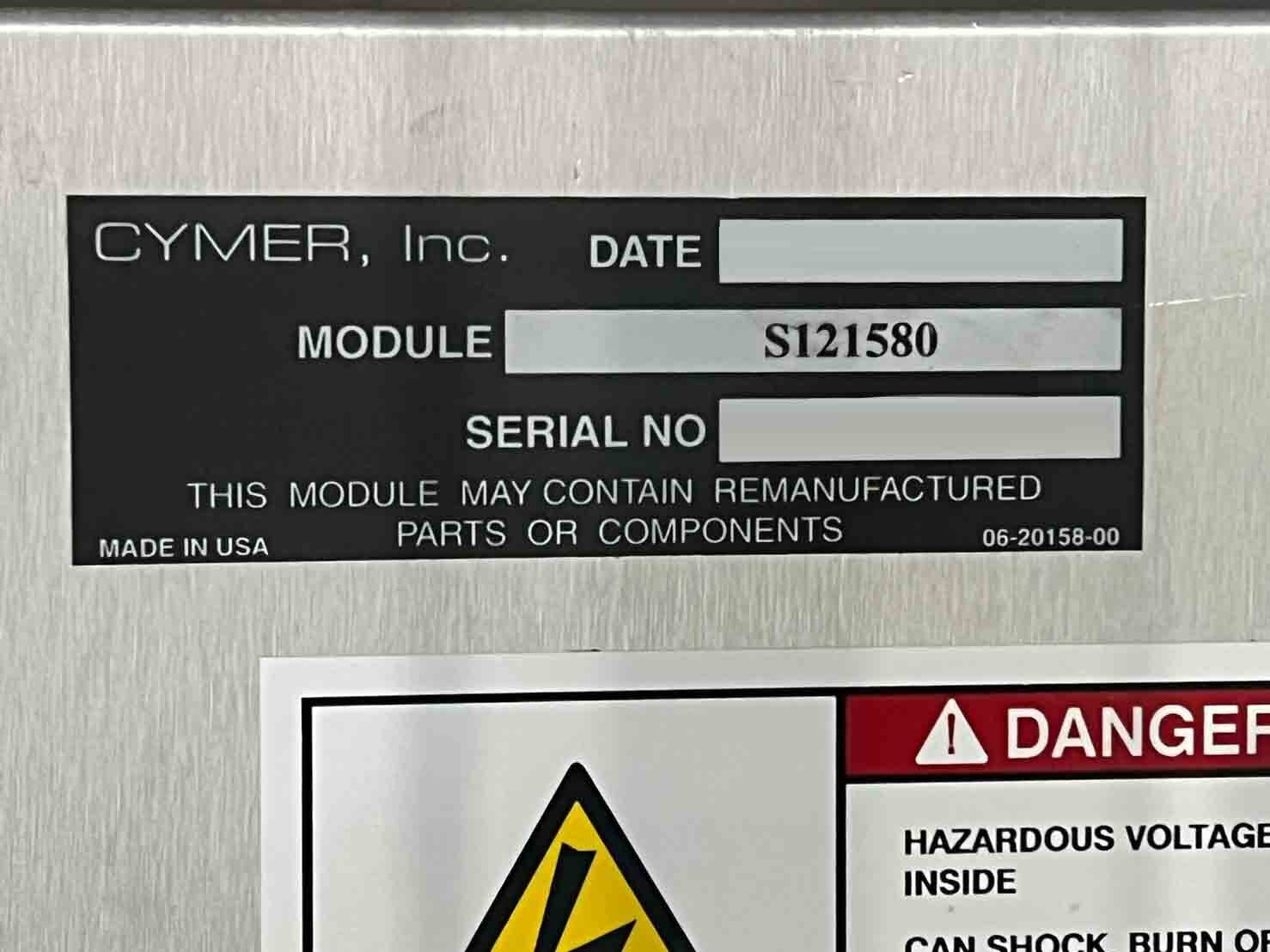Photo Used CYMER XLA 165 For Sale