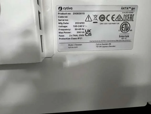 CYTIVA GE AKTA go Lab Equipment used for sale price CYTIVA GE AKTA go Lab Equipment used for sale price