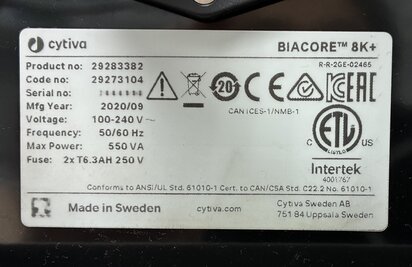 CYTIVA GE Biacore 8K+ #293821328