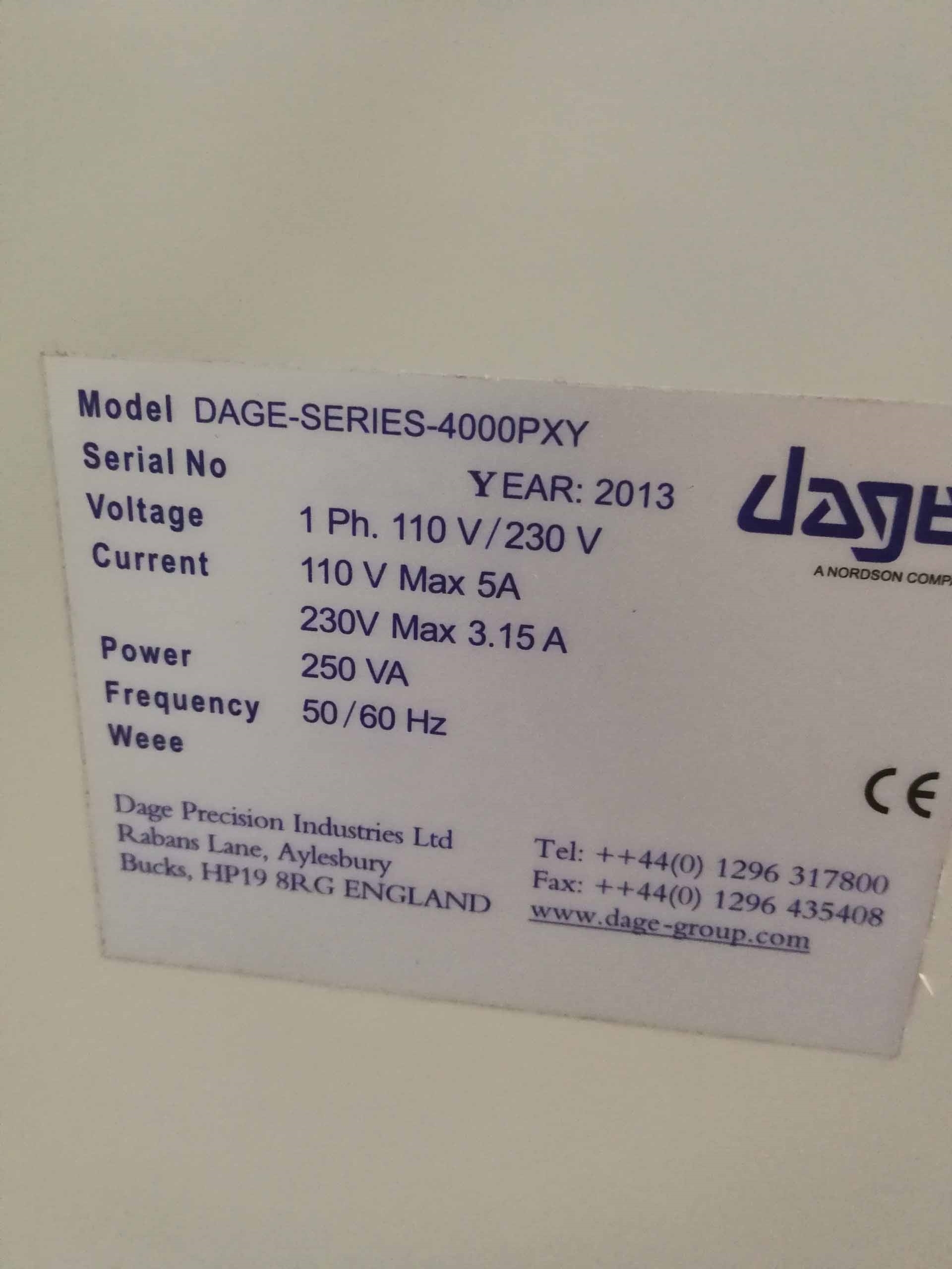 圖為 已使用的 DAGE 4000 PXY 待售