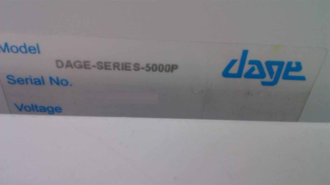 Photo Used DAGE 5000P For Sale