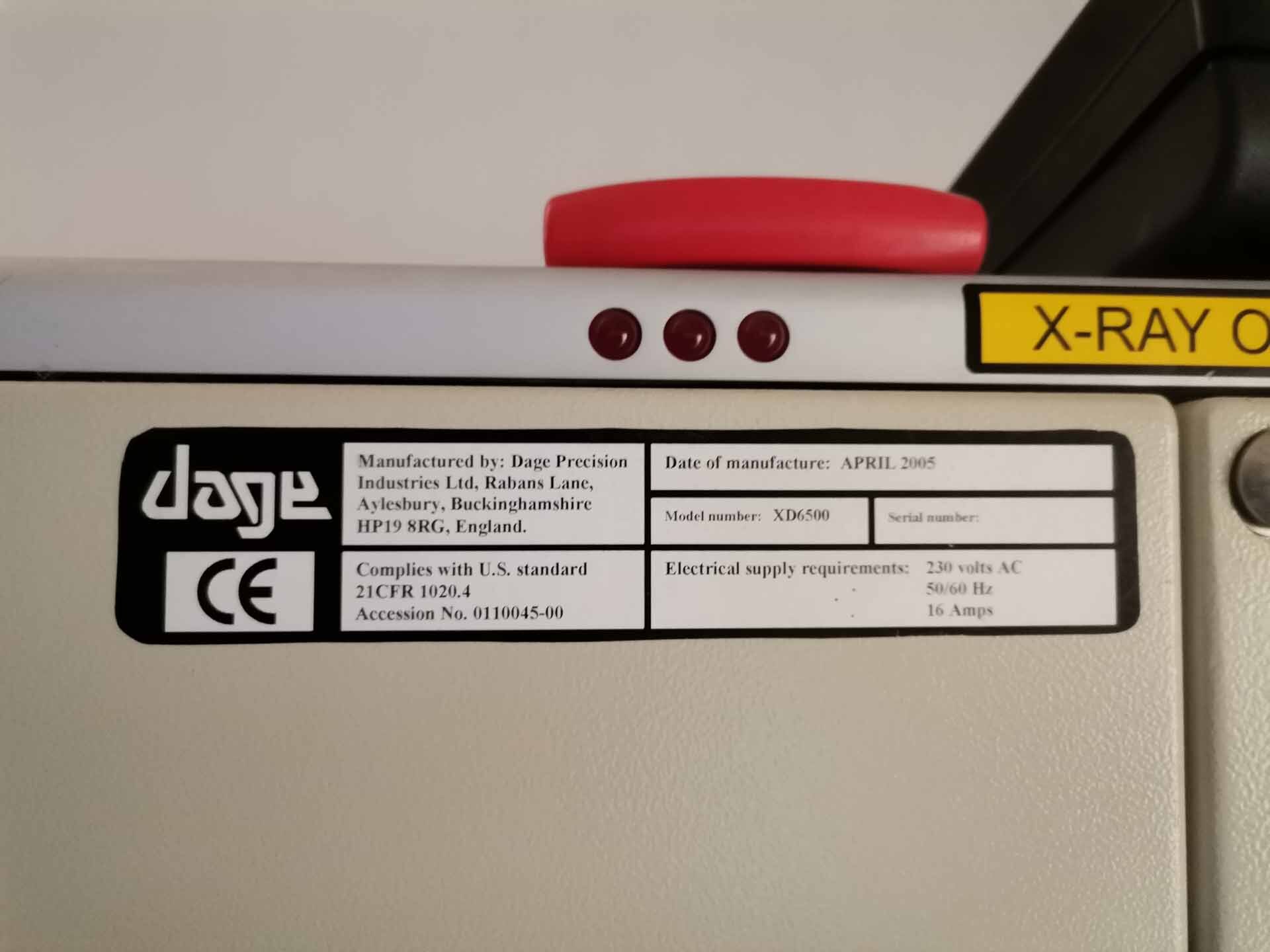 圖為 已使用的 DAGE XD 6500 XiDat 待售