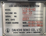Foto Verwendet DAI-ICHI LID-A-40 Zum Verkauf