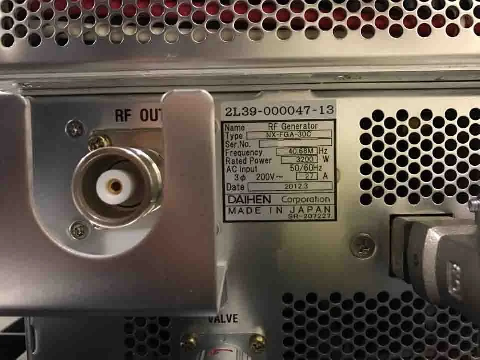 Daihen NX-HGA-30B RFジェネレータ Daihen NX-HGA-30B RFジェネレータ DAIHEN RF GENERATOR NX-HGA