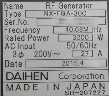 DAIHEN NX-FGA-30C #293815214