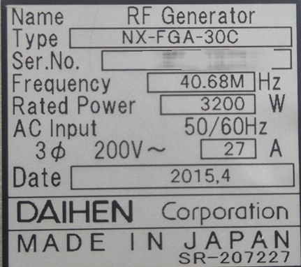 フォト（写真） 使用される DAIHEN NX-FGA-30C 販売のために