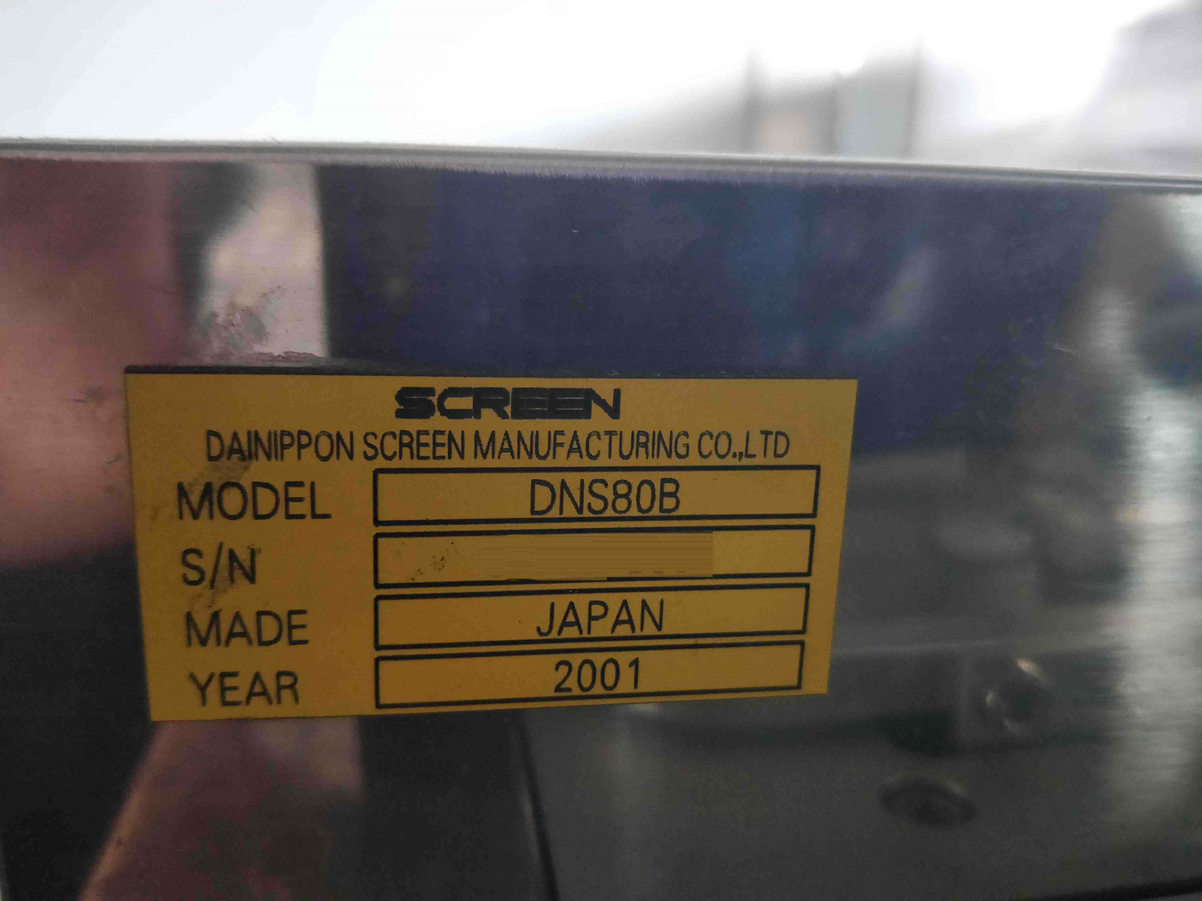 Photo Used DNS / DAINIPPON 80B For Sale