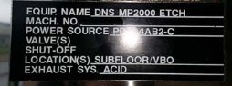 Photo Used DNS / DAINIPPON MP-2000 For Sale