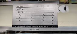 Foto Verwendet DNS / DAINIPPON SC-W80A-AVFG Zum Verkauf